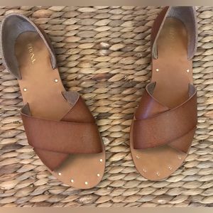 Merona vegan leather sandals